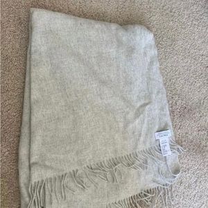 & Other Stories Fringed Wool Blanket Scarf